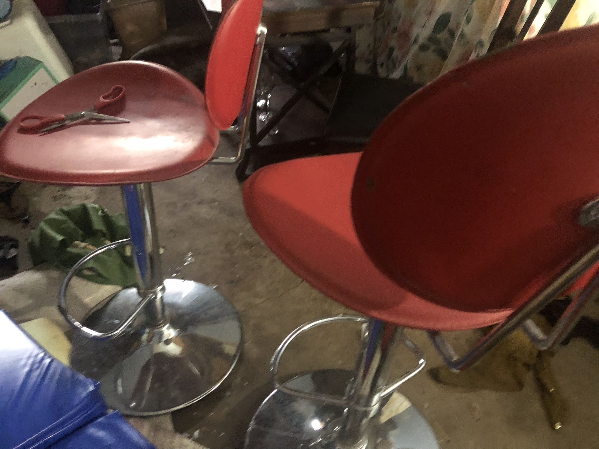 Red Barber chairs