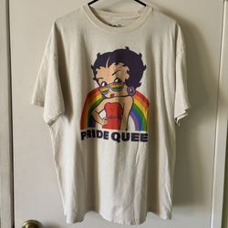 Rue 21 Betty Boop Pride Queen Short Sleeve Shirt Size XL