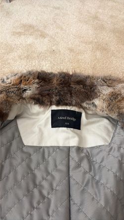 Mind Bridge Fur Collar Coat Size 100
