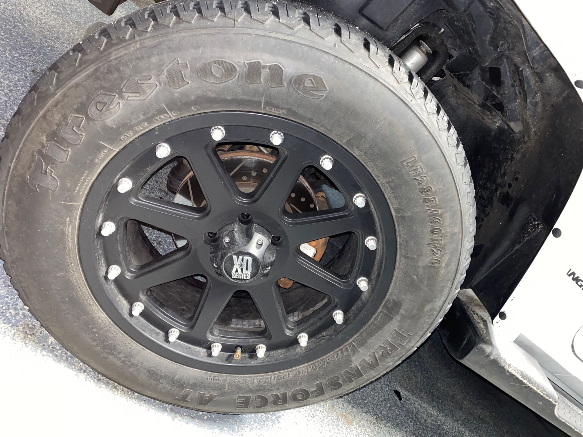 Jeep tires 4 set new barley used