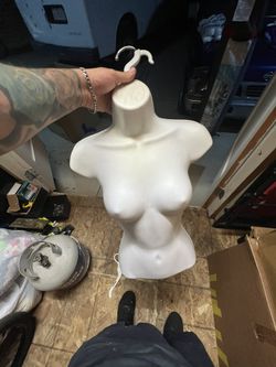 White Female Hollow Back Mannequin