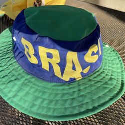 Official Brazil Sunhat/Gorra De Brasil Para Sol