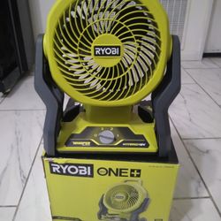 Ryobi 18v Whisper 7.5" Fan Tool Only 