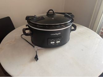 Crock-Pot 6QT / Black / Cook and Carry