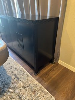 Buffet Table/ Black Cabinet
