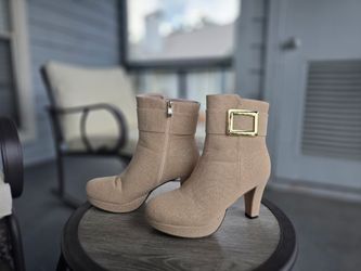Gold Platform Sparkle Boots