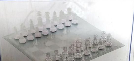 Glass Chess Set Game