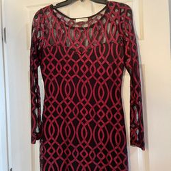 Black And Gold Short Dress