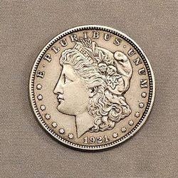 1921 Morgan Silver Dollar (XF)
