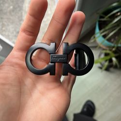 Black On Black Salvatore Ferragamo  B3lt (OfferUp Charges For Selling Jewelry So I Used 3)