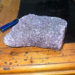 Natural Amethyst With Cutbase