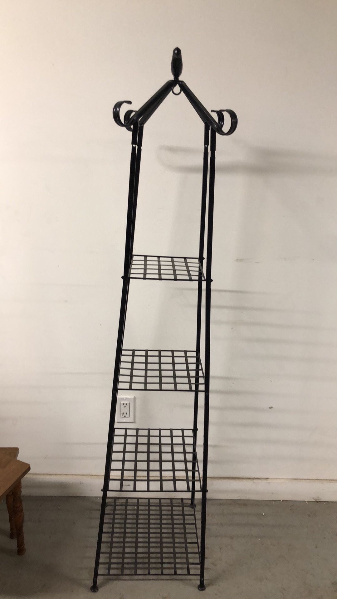60 inch high corner shelf