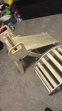 Wooden slide