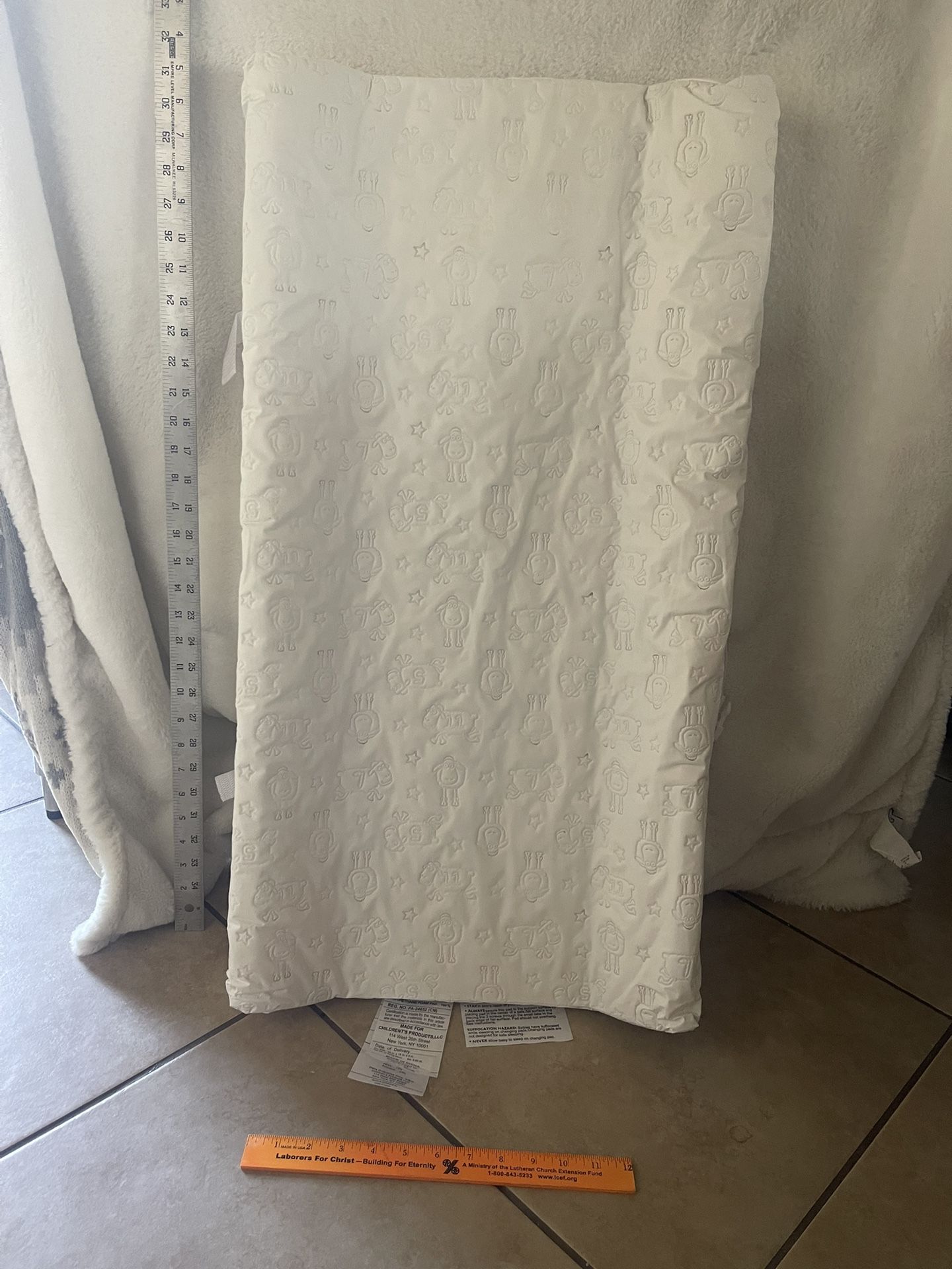 Baby changing table pad