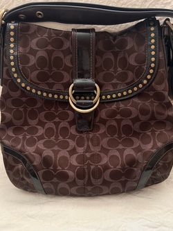 Coach Soho Signature Shoulder Bag, Size: 11"L X 2"W X 10"H