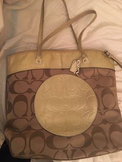 Authentic coach bag *if washes it will take stains away