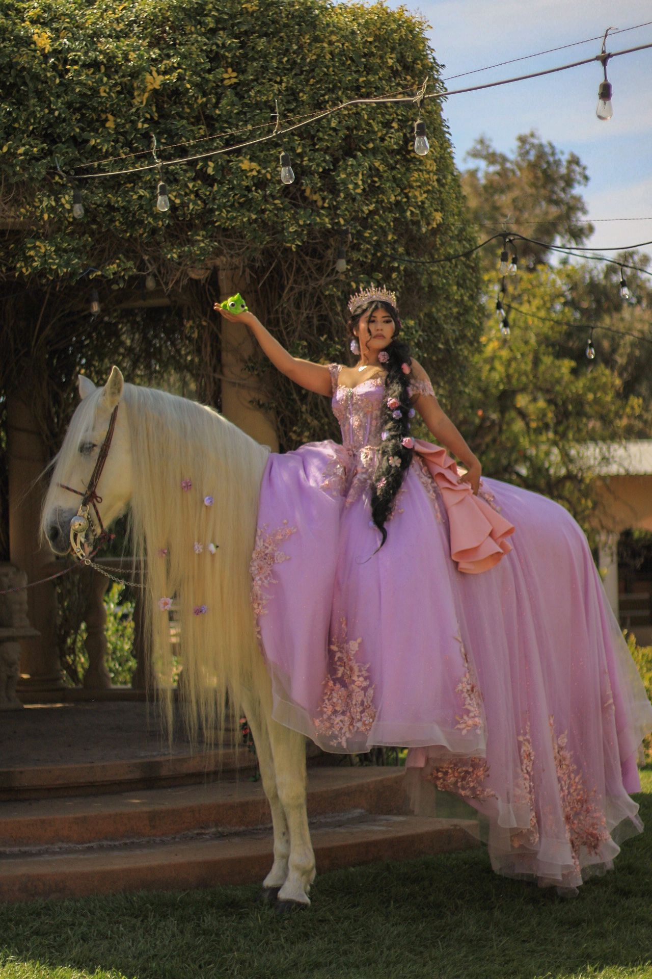 Rapunzel Quinceanera Dress