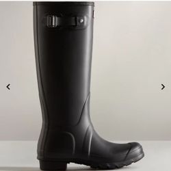 Womens Hunter Boots Size 8-Never Worn
