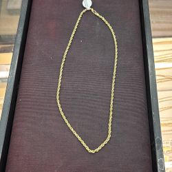 14k Gold Rope Chain 19.4 Grams