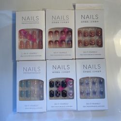 6 Pack Press On Nails