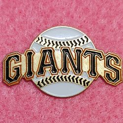 San Francisco Giants Vintage " THROWBACK WORD LOGO" Lapel/Hat/Tie Pin By MLB (UNUSED) MINT CONDITION!👀🤯 GREAT FOR HATS!💣Please Read Description.