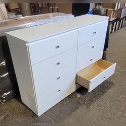 Eight drawers dresser with rails / 8 drawers dresser with rails