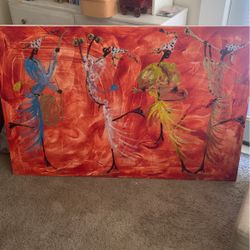 4 African Women Musician Dancers