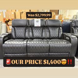 RECLINER SOFA DEAL $1,400