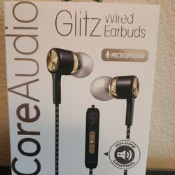 🌟 Core Audio Glitz Wired Earbuds! 🌟