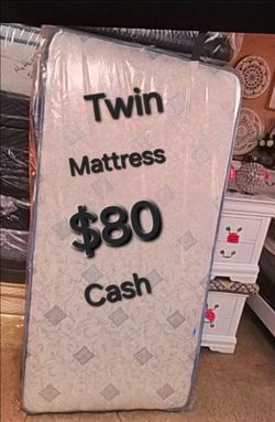 Special Twin Size Mattress Only $80 cash