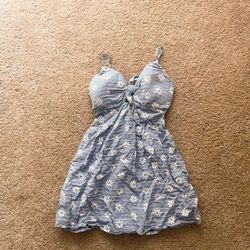 Blue Daisy Dress
