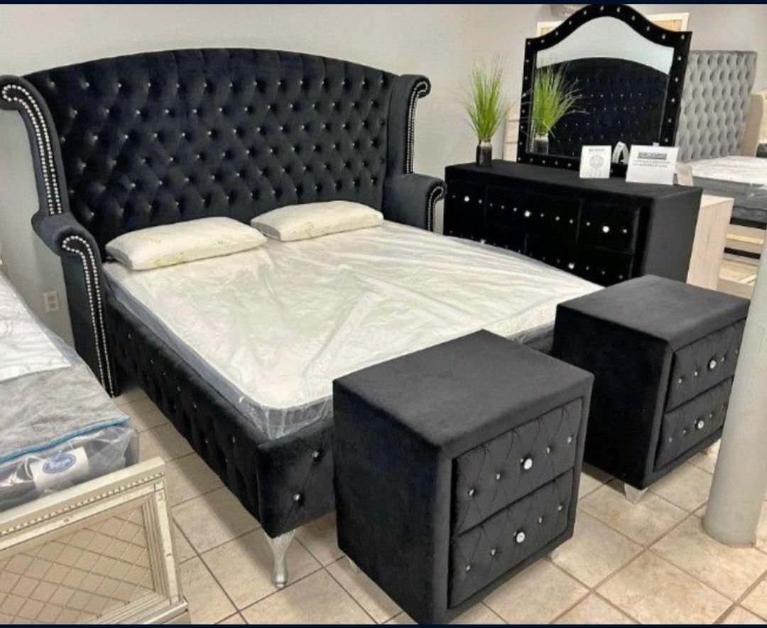 Brand new bed frames/beds in box- Flexible Payment options available $39 down. LOWEST PRICES (Message for details) 