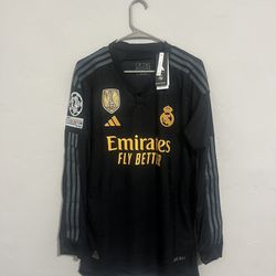 Real Madrid 2023-24 3rd Jersey Large (slim Fit) 