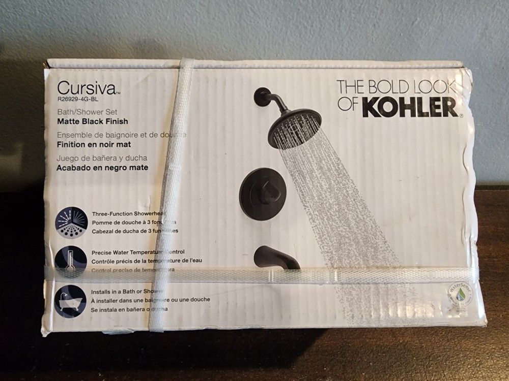 Kohler Cursiva Bath Tub & Shower Faucet Set Brand New (Price Is Firm)