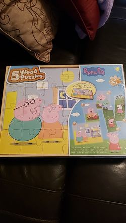 Peppa Pig puzzle set - New, sealed