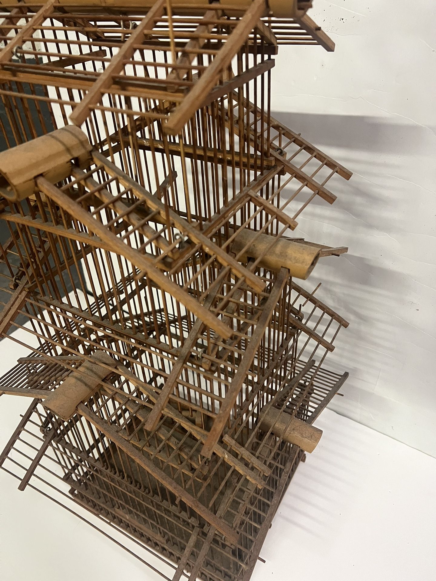 Wooden Bird Cage
