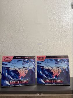 Pokemon Factory Sealed Chaos Rising ETBs