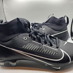 Nike Vapor Edge Pro 360 2 'Black Iron Grey' Football Cleats Men's Size 7, 9, 10, 10.5, 11, 11.5, 12, 13