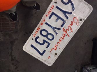 California License Plates