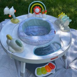 Skip Hop Baby Activity Center: Interactive Play Center with 3-Stage Grow-with-Me Functionality, 4mo+, Silver Lining Cloud