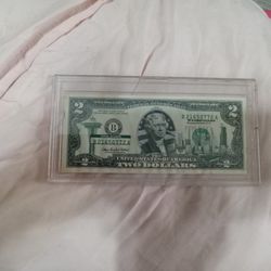 $2 Bill Colored