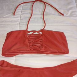 Cheeky Mid-Rise Bikini with Reversible Unpadded Braided Stretch Fit Bandeau Top