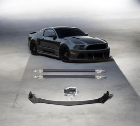 For Ford Mustang Front Rear Bumper Lip Spoiler Body Kit Splitter