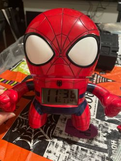Spider-Man Digital Alarm Clock Figure