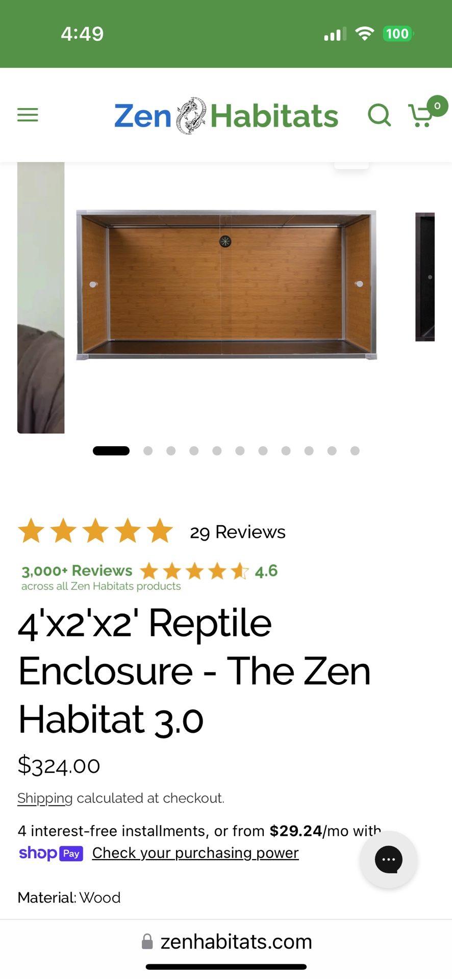 Reptile Enclosure/Tank