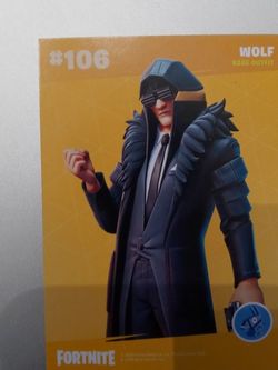 Fortnite WOLF Trading Card