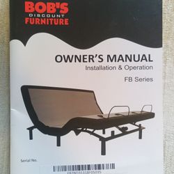 Bob’s Discount Furniture Head/Foot Recliner Queen Bed w/optional Mattress