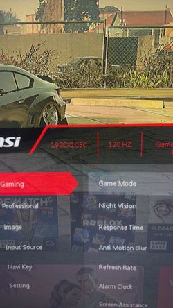 MSI monitor
