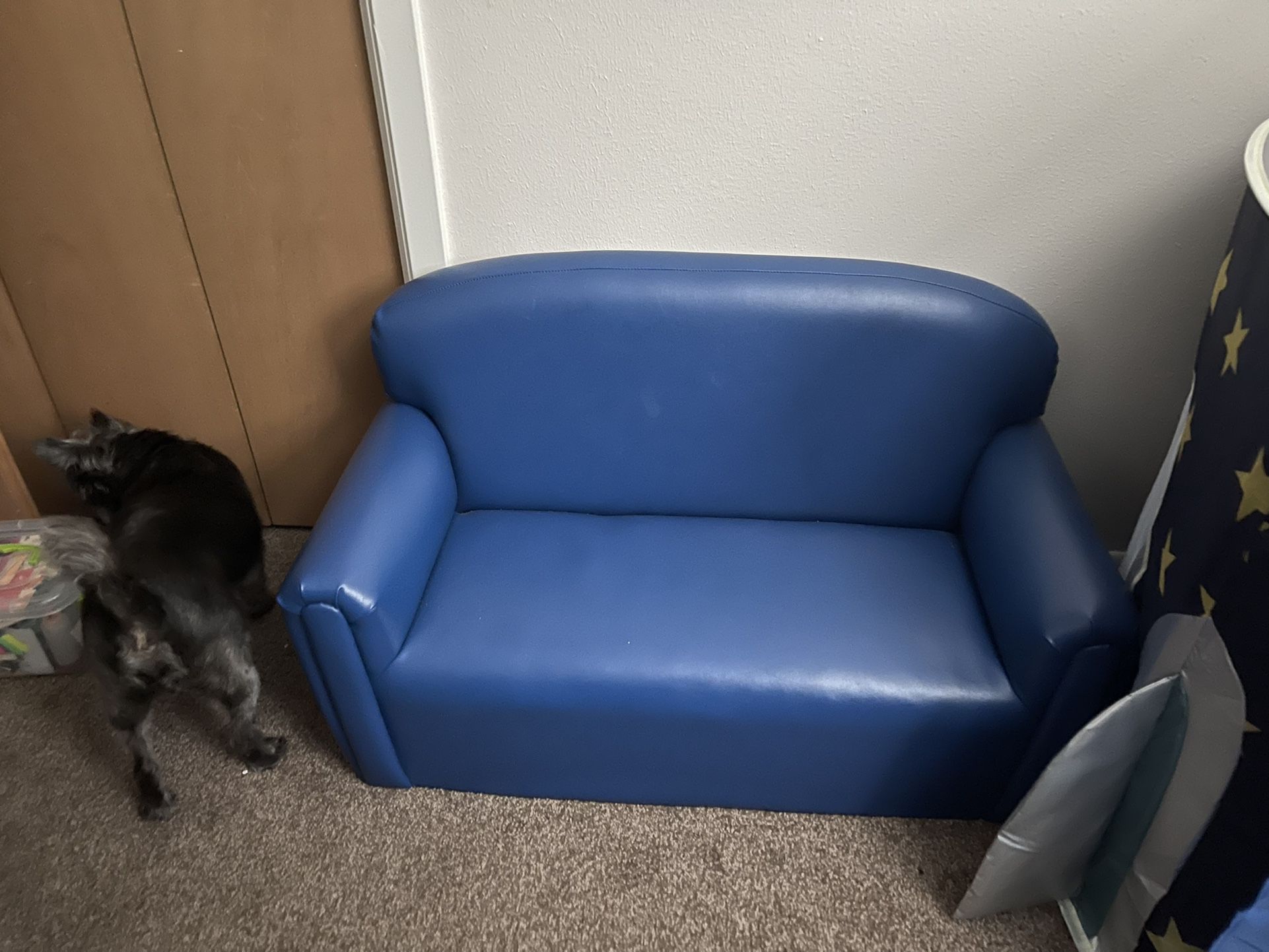 Kid Couch In Blue