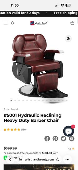 Barber chair